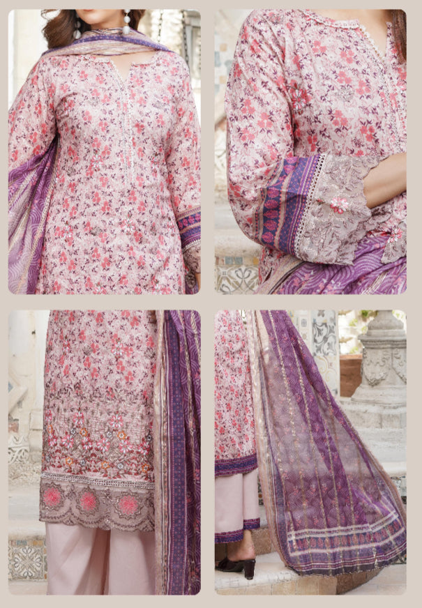 MUNIRA | EMBROIDERED LAWN READYMADE | MVL06