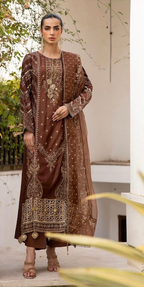 SIMRANS Suffuse 3 piece embroidered suit 002