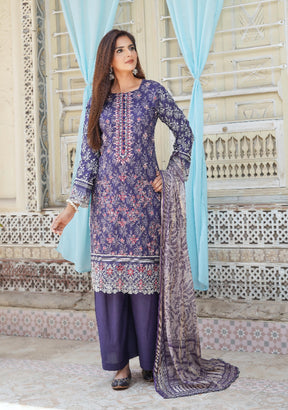 MUNIRA | EMBROIDERED LAWN READYMADE | MVL01