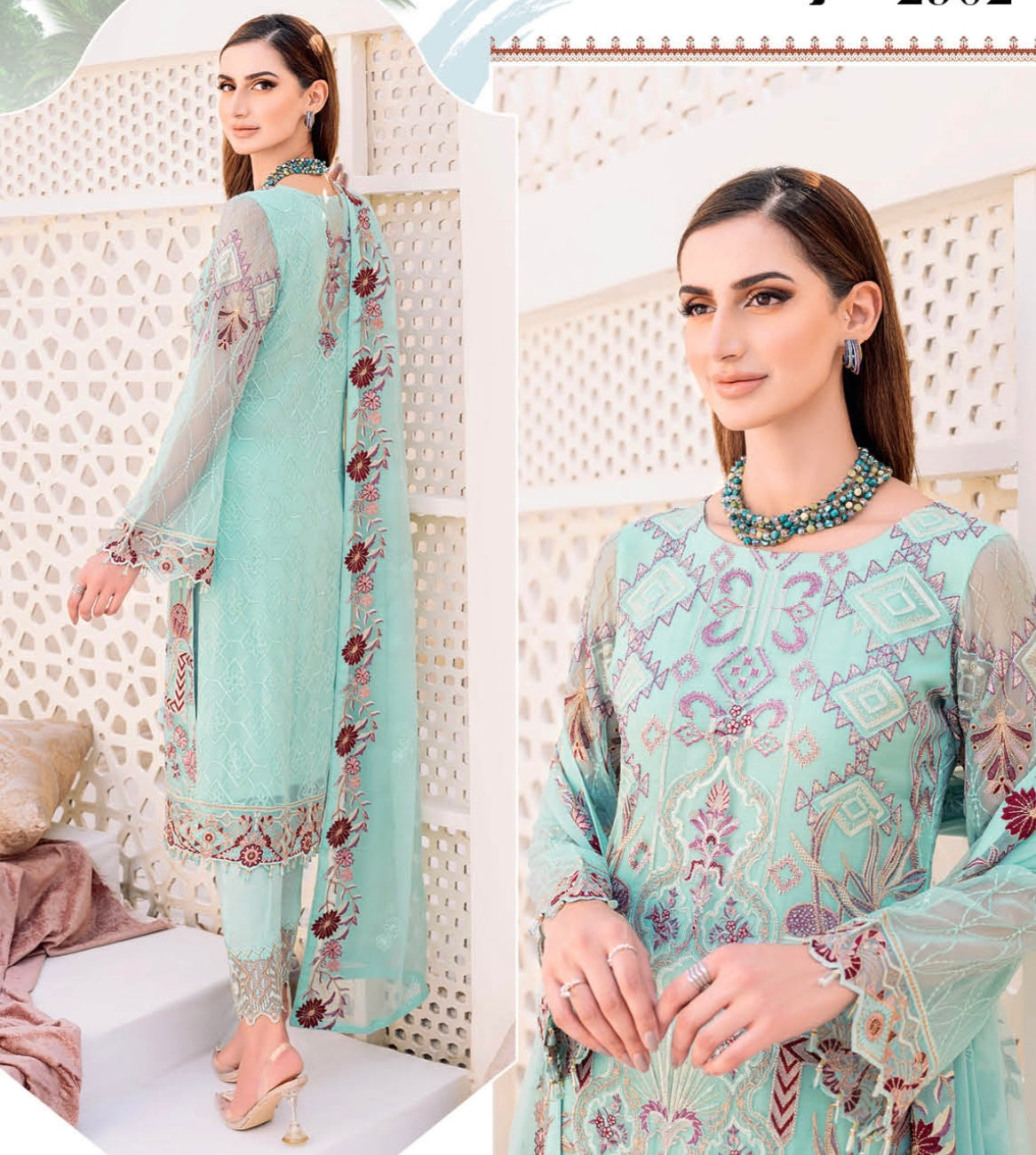 RAMSHA | CHIFFON VOL 23 READYMADE | F2305