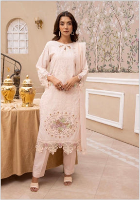 SIMRANS ‘MARIA B INSPIRED’ | EMBROIDERED COTTON READYMADE | SM582