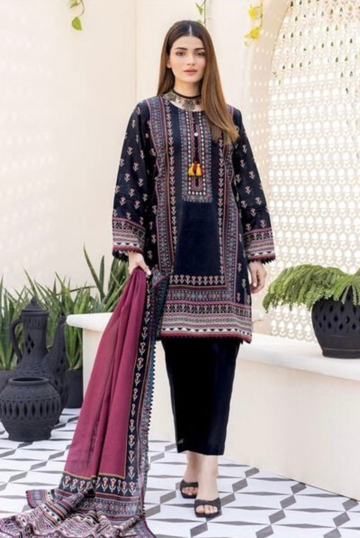 KHAADI 3PC LAWN READYMADE ORIGINAL KHAADI-05