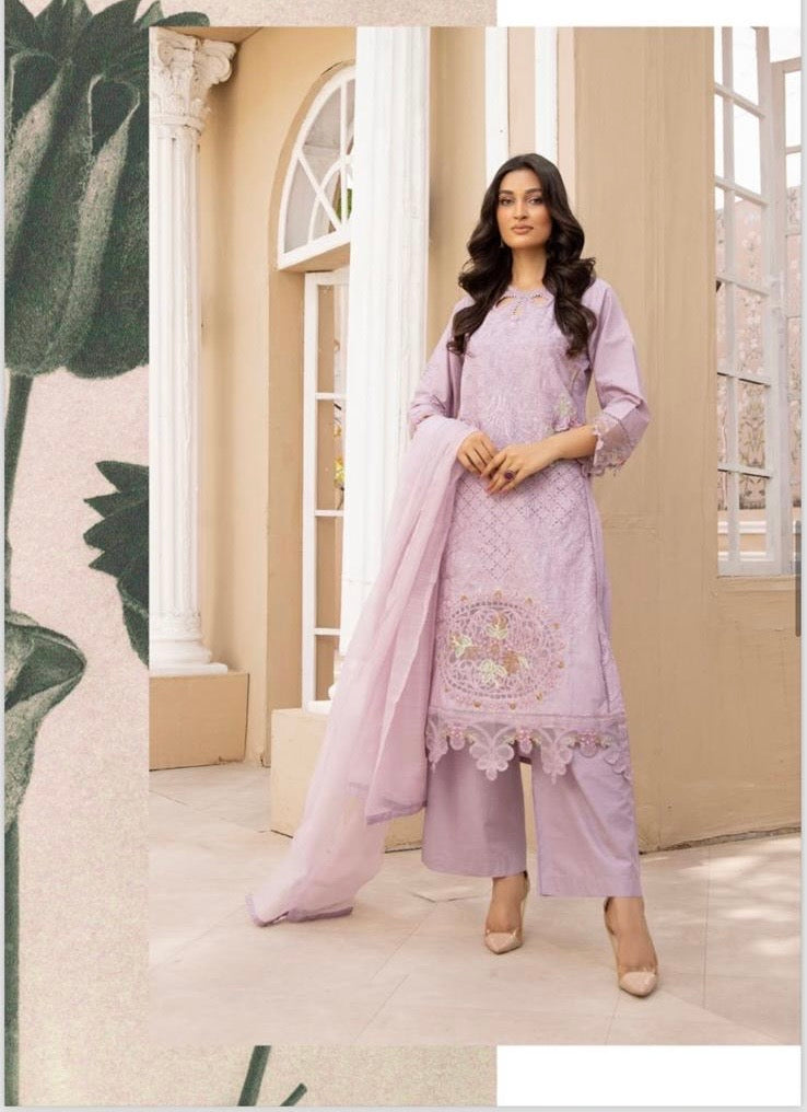 SIMRANS ‘MARIA B INSPIRED’ | EMBROIDERED COTTON READYMADE | SM583