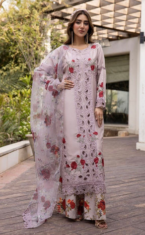 SIMRANS MUMY & ME/kids Sefa collection 3 piece embroidered suit