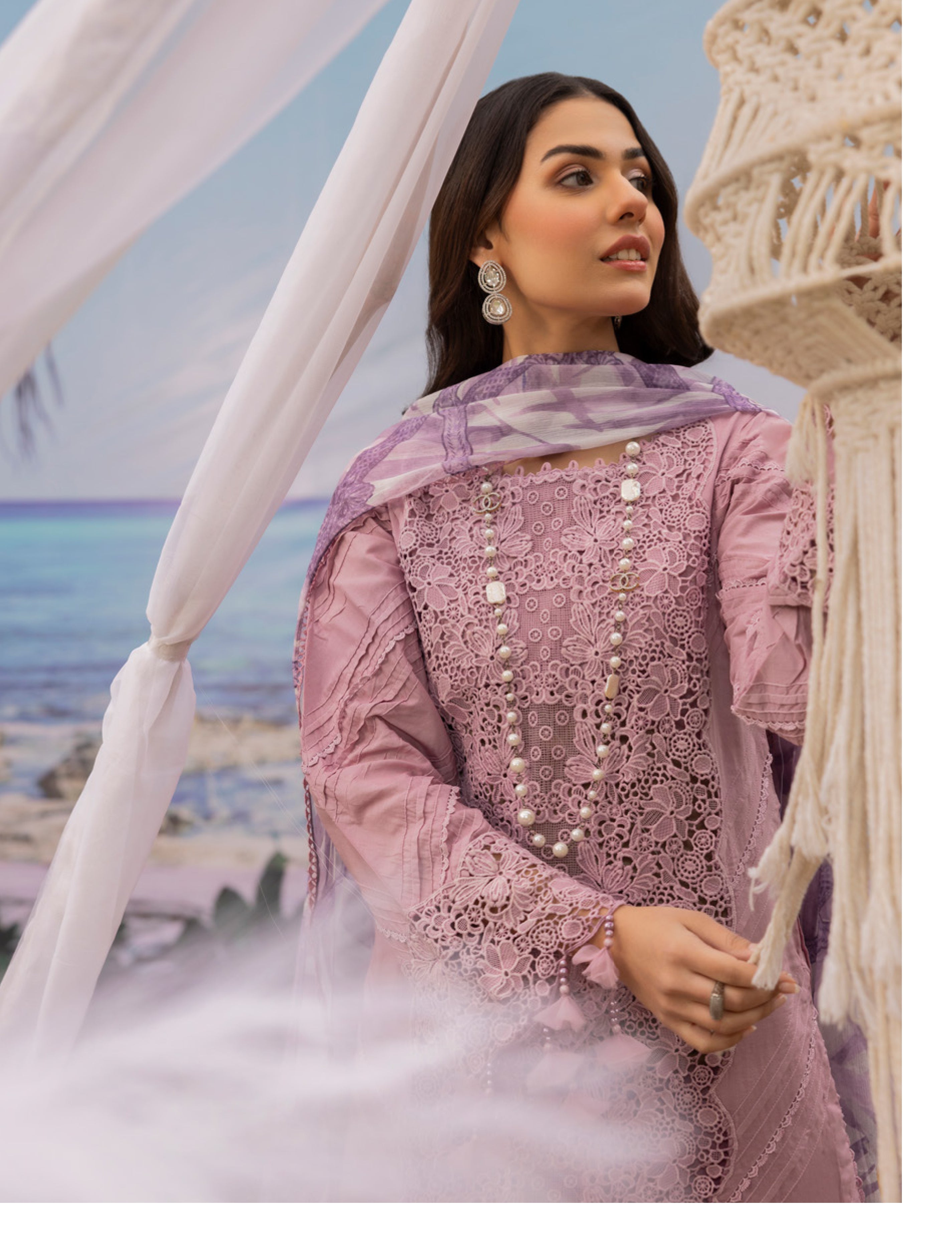 ADAN’S LAWN BY IRHA ZIA 3PC CHIKANKARI READYMADE ADLS246 SIMRANS