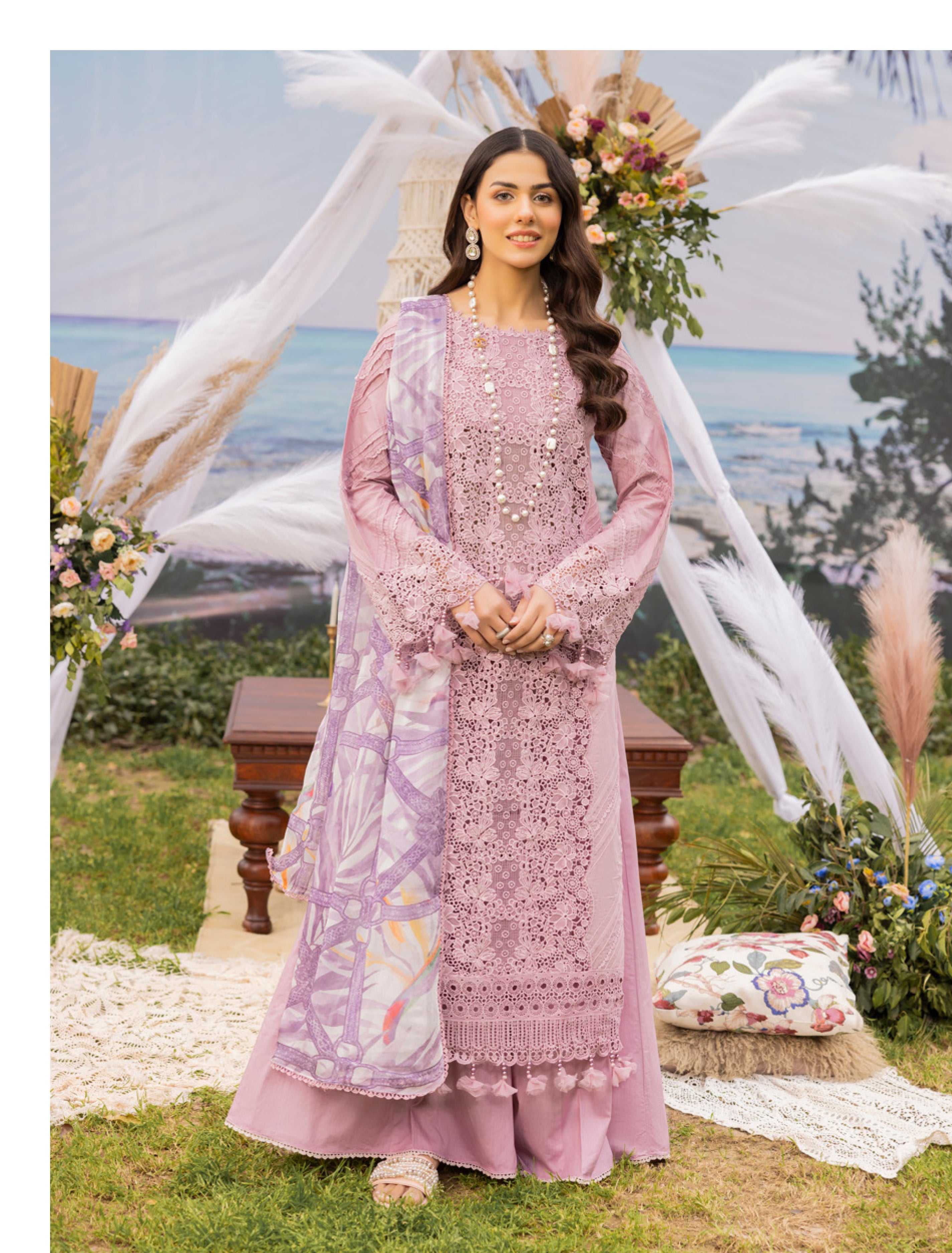 ADAN’S LAWN BY IRHA ZIA 3PC CHIKANKARI READYMADE ADLS246 SIMRANS