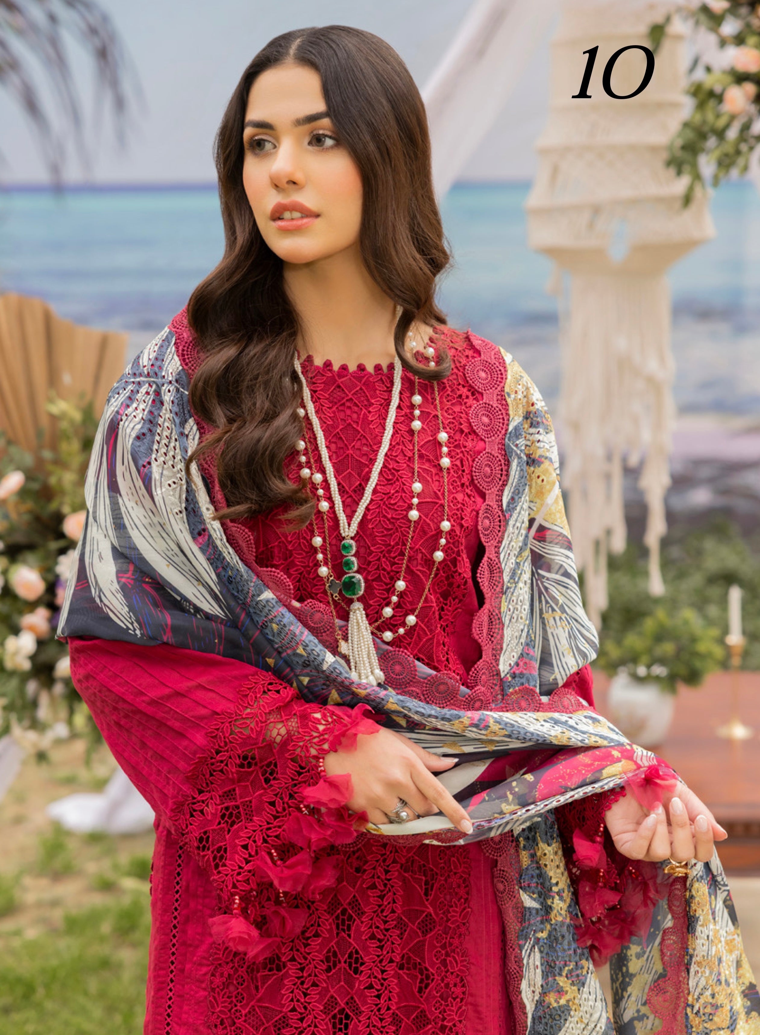 ADAN’S LAWN BY IRHA ZIA 3PC CHIKANKARI READYMADE ADLS250 SIMRANS