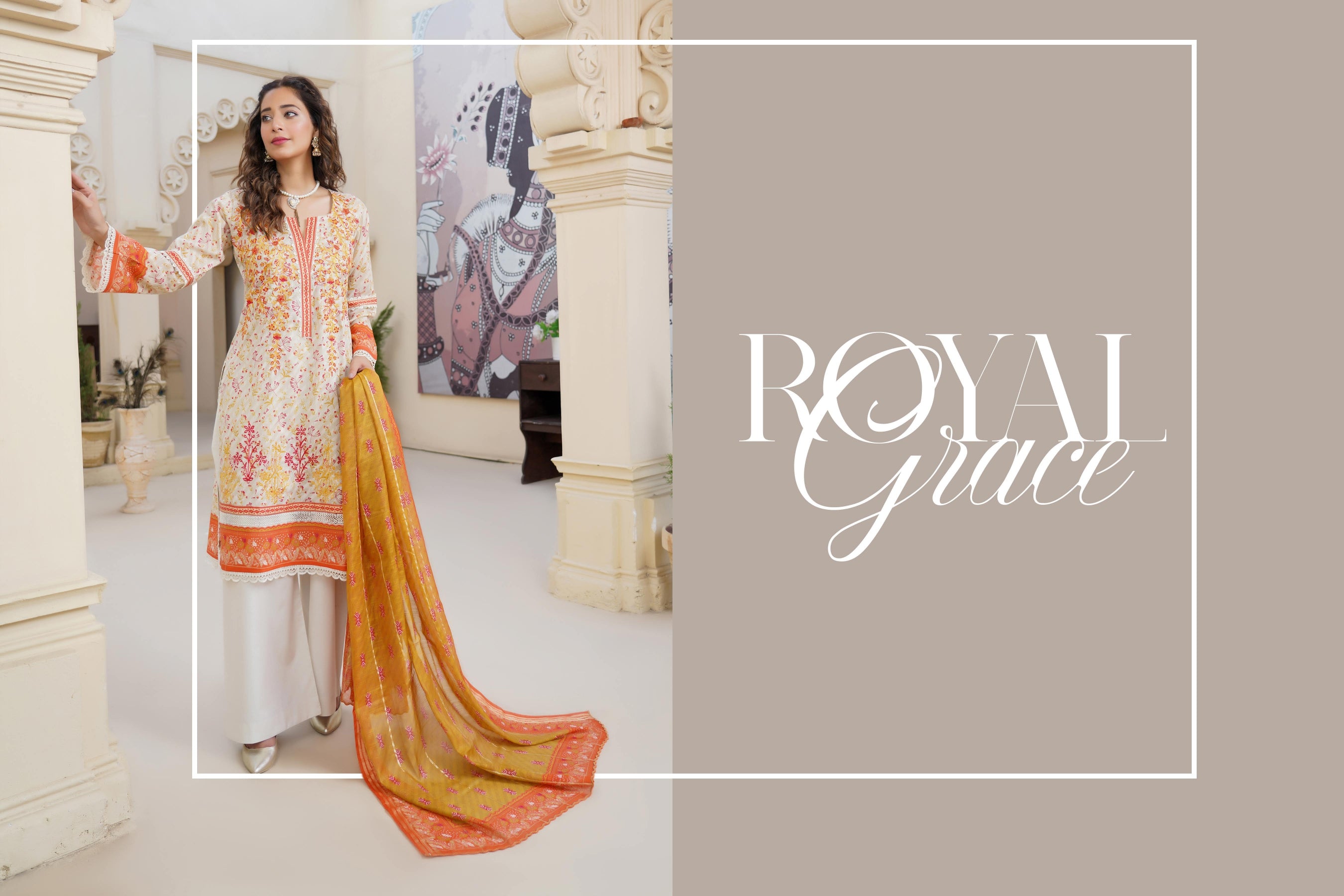 MUNIRA | EMBROIDERED LAWN READYMADE | MTL02