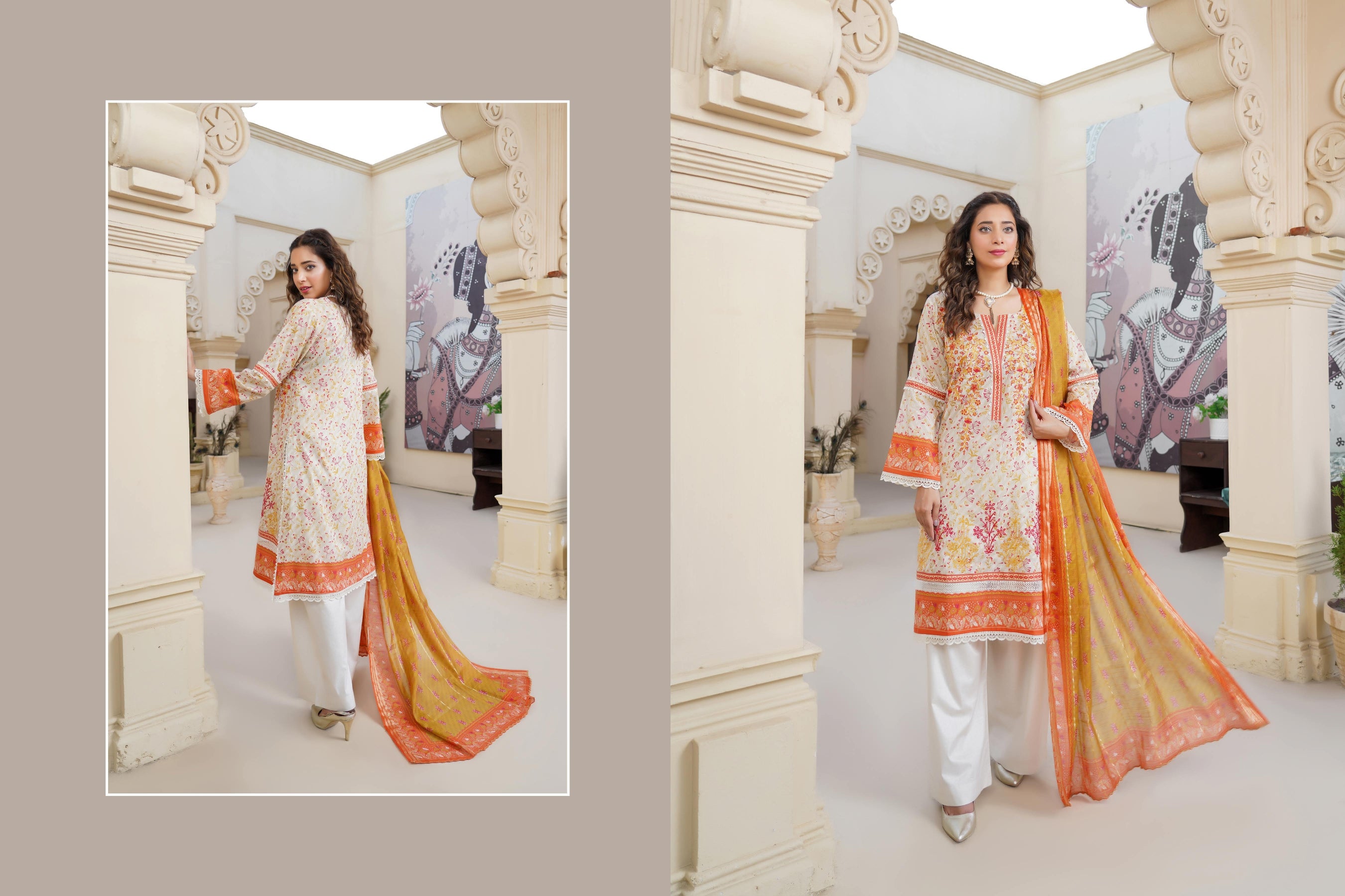 MUNIRA | EMBROIDERED LAWN READYMADE | MTL02