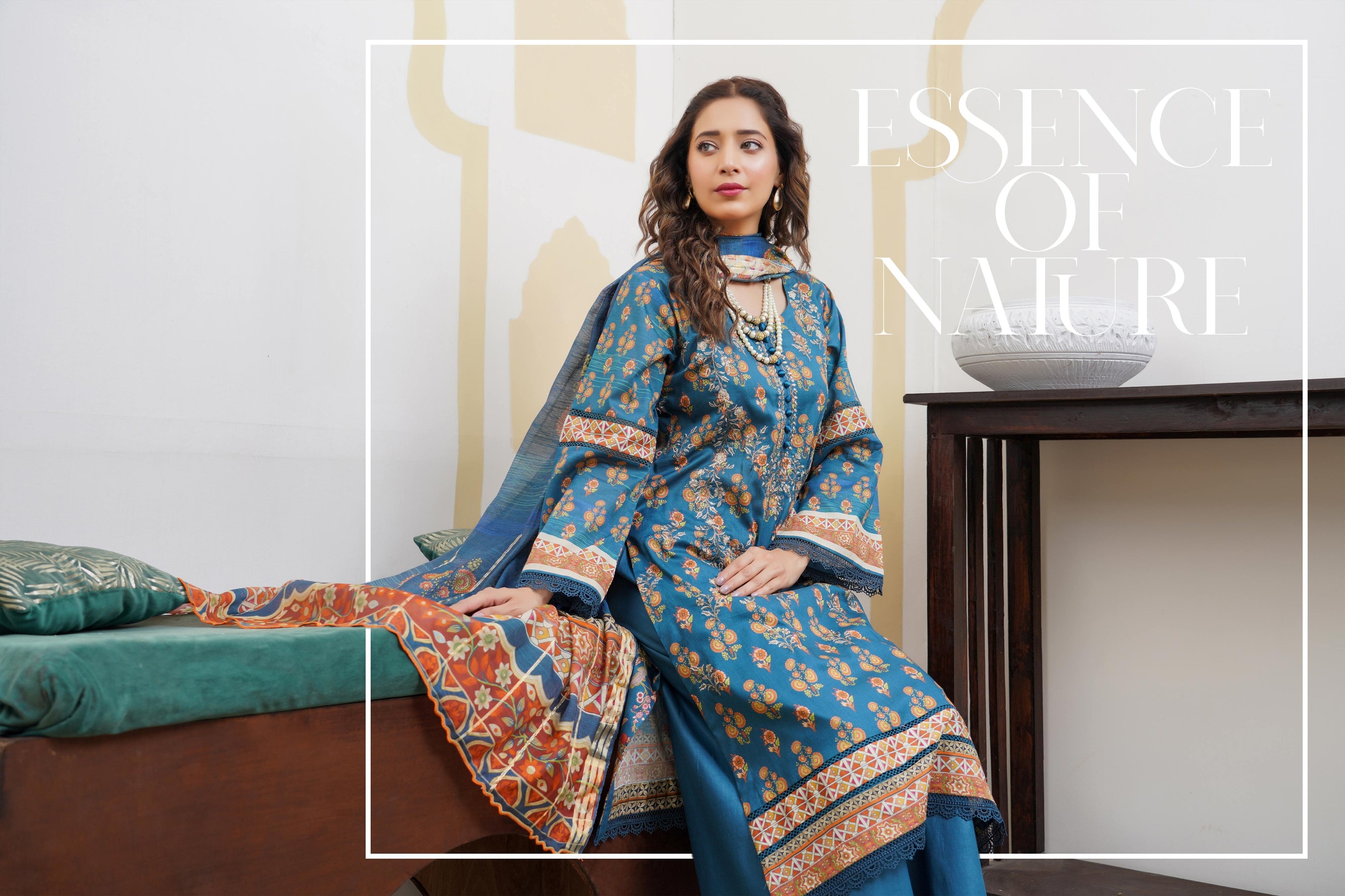 MUNIRA | EMBROIDERED LAWN READYMADE | MTL03