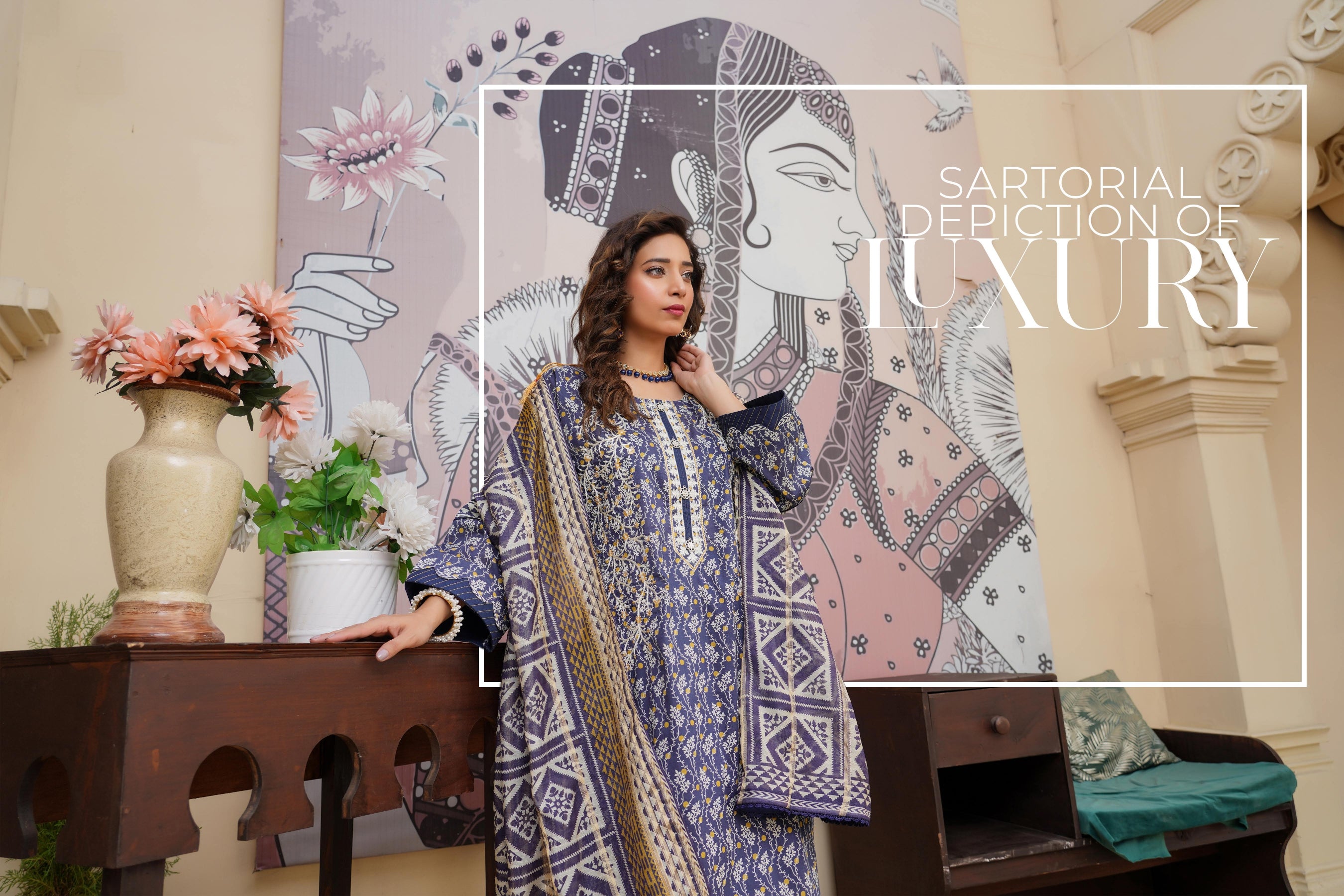 MUNIRA | EMBROIDERED LAWN READYMADE | MTL03