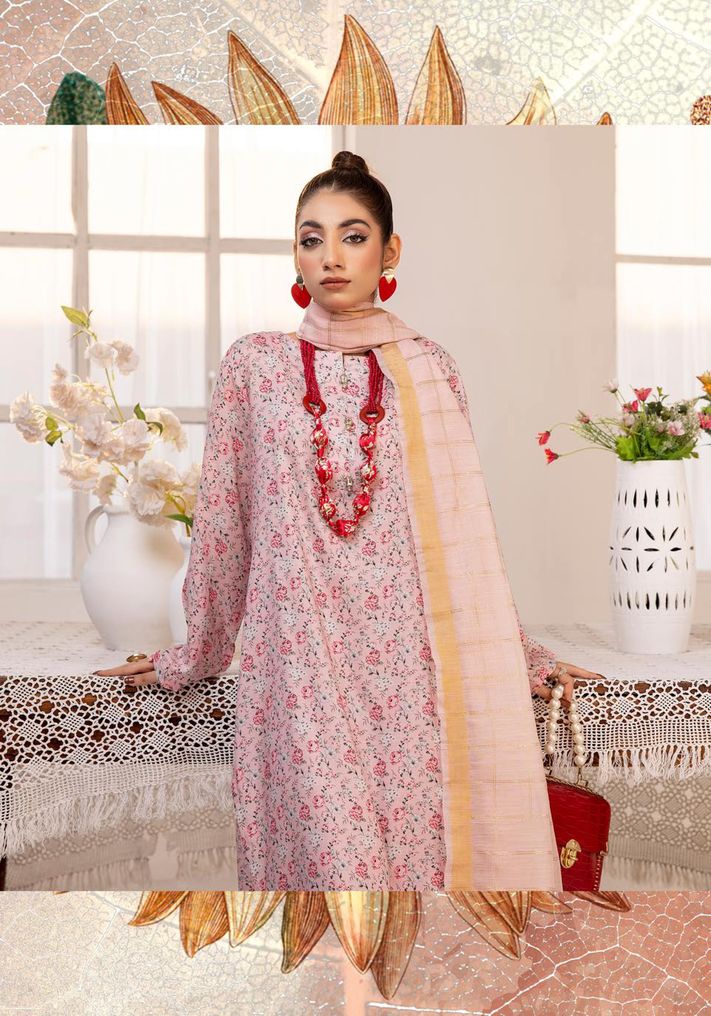 SIMRANS ‘HANNAH B’ | PRINTED LAWN READYMADE | SM504