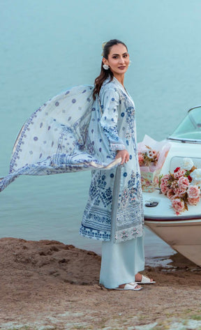 MUNIRA | EMBROIDERED LAWN READYMADE | MVL03