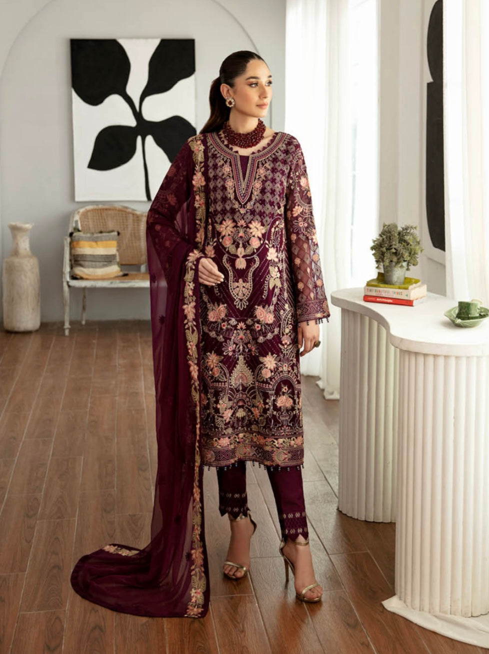 RAMSHA | RANGOON CHIFFON VOL 11 READYMADE | D1114