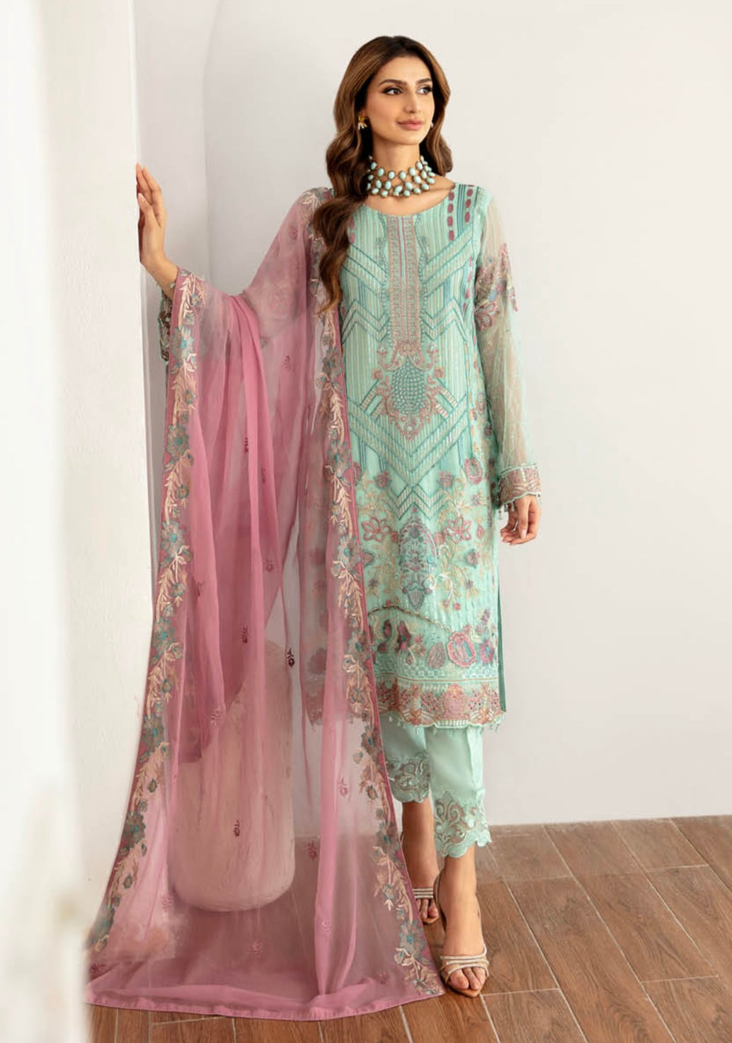 RAMSHA | RANGOON CHIFFON VOL 11 READYMADE | D1117