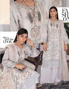 SIMRANS ‘FASHION QUEEN’ | EMBROIDERED CHIFFON 3PC READYMADE | SM325