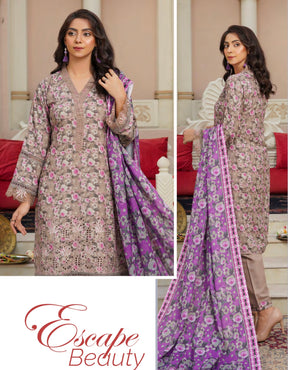 MUNIRA | EMBROIDERED DHANAK READYMADE | MHL02