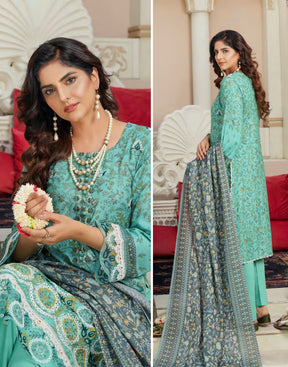 MUNIRA | EMBROIDERED DHANAK READYMADE | MHL03