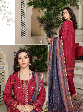 MUNIRA | EMBROIDERED DHANAK READYMADE | MHL06