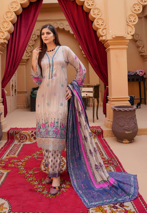 MUNIRA | EMBROIDERED DHANAK READYMADE | MHL010