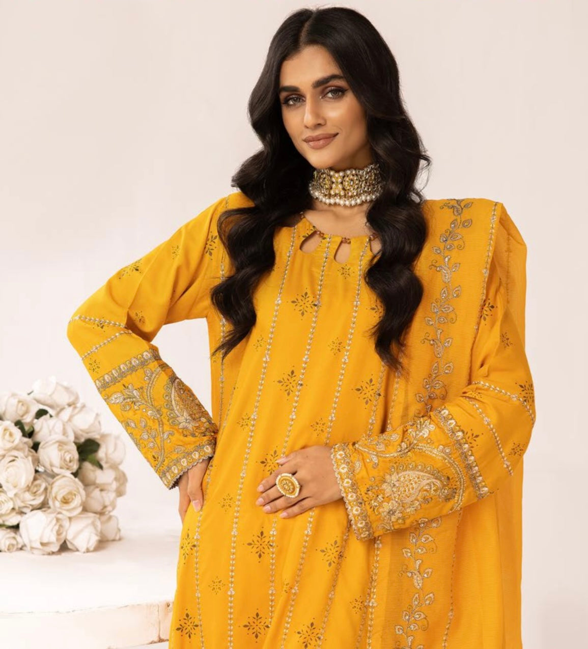 SIMRANS Muskari Embroidered 3PC Readymade SIMM0204