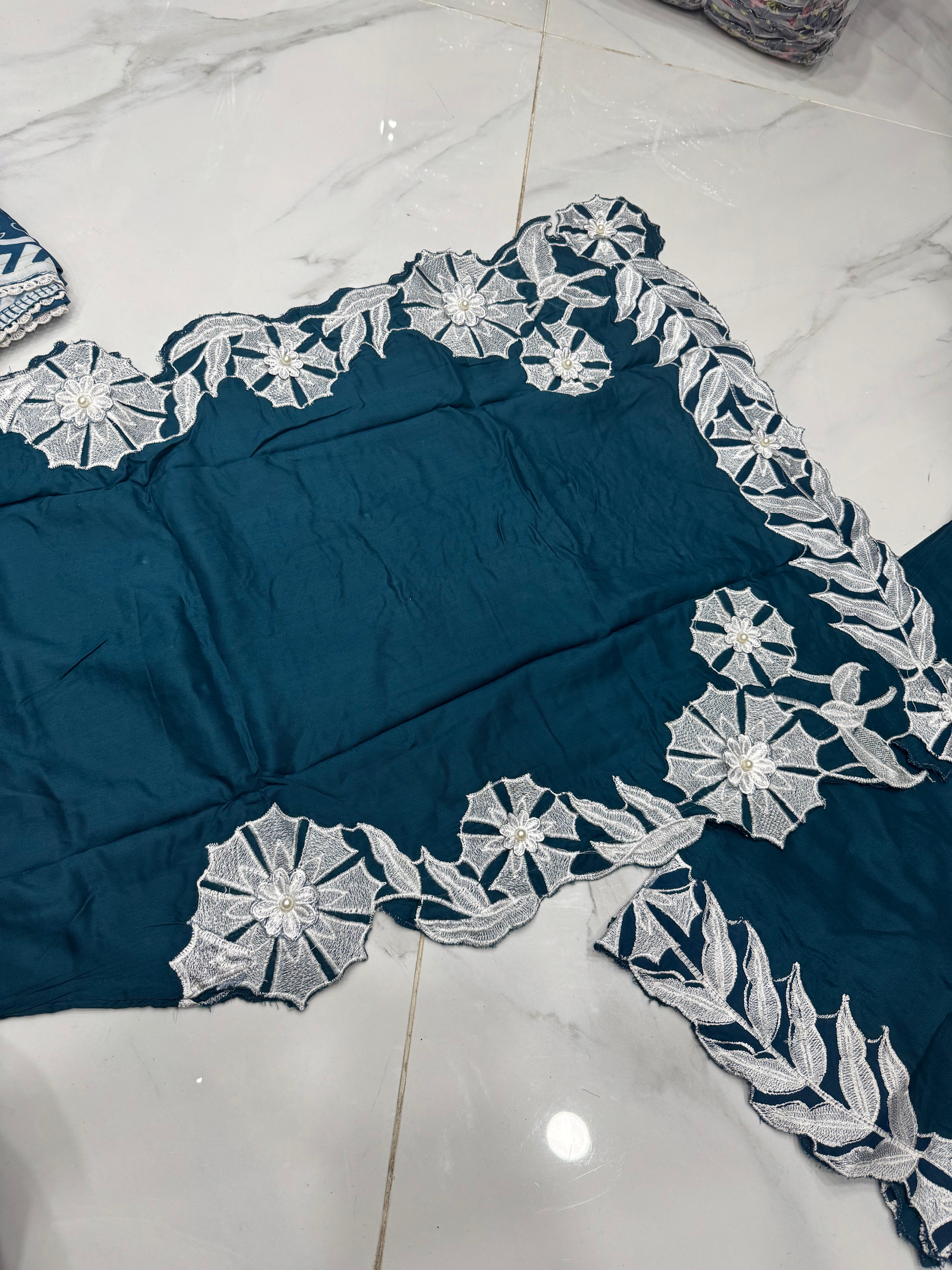 SIMRANS ‘ZOYA’ | DHANAK EMBROIDERED WITH DIAMOND DUPPATA READYMADE | SM732