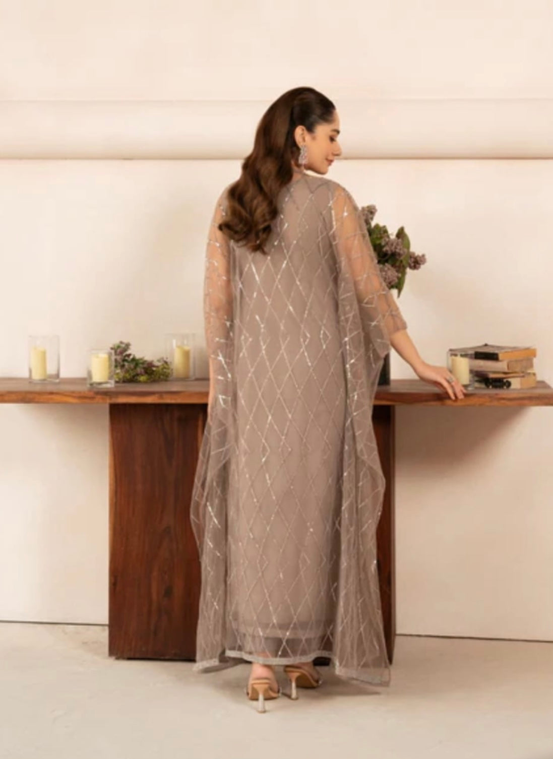 SIMRANS Aik Atelier Formal Embroidered Chiffon 3 Piece Dress ASC-3257