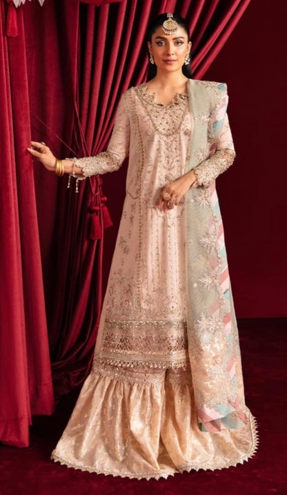 SIMRANS Aik Atelier Formal Embroidered Chiffon 3 Piece Dress ASC-3254