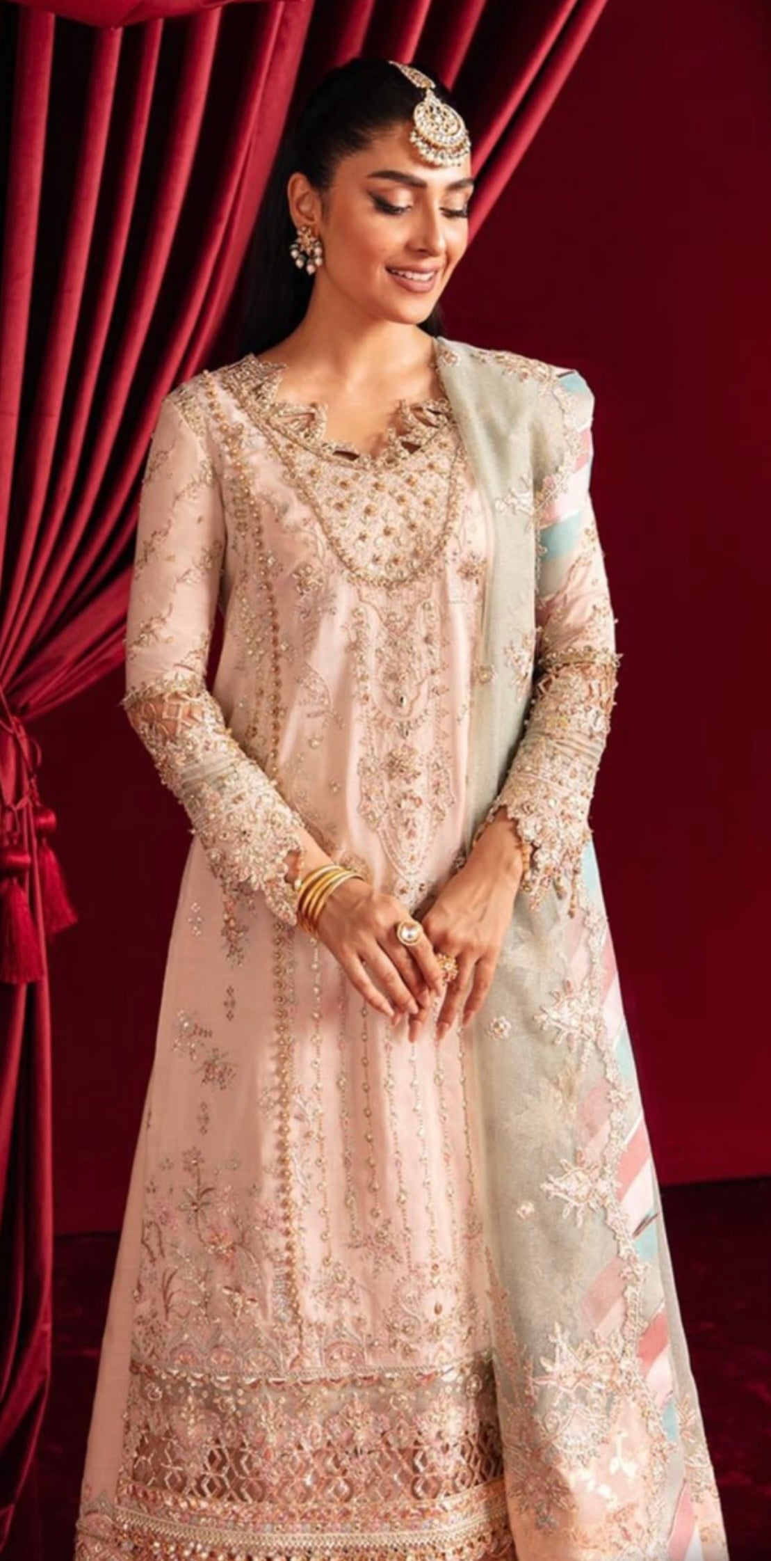 SIMRANS Aik Atelier Formal Embroidered Chiffon 3 Piece Dress ASC-3254