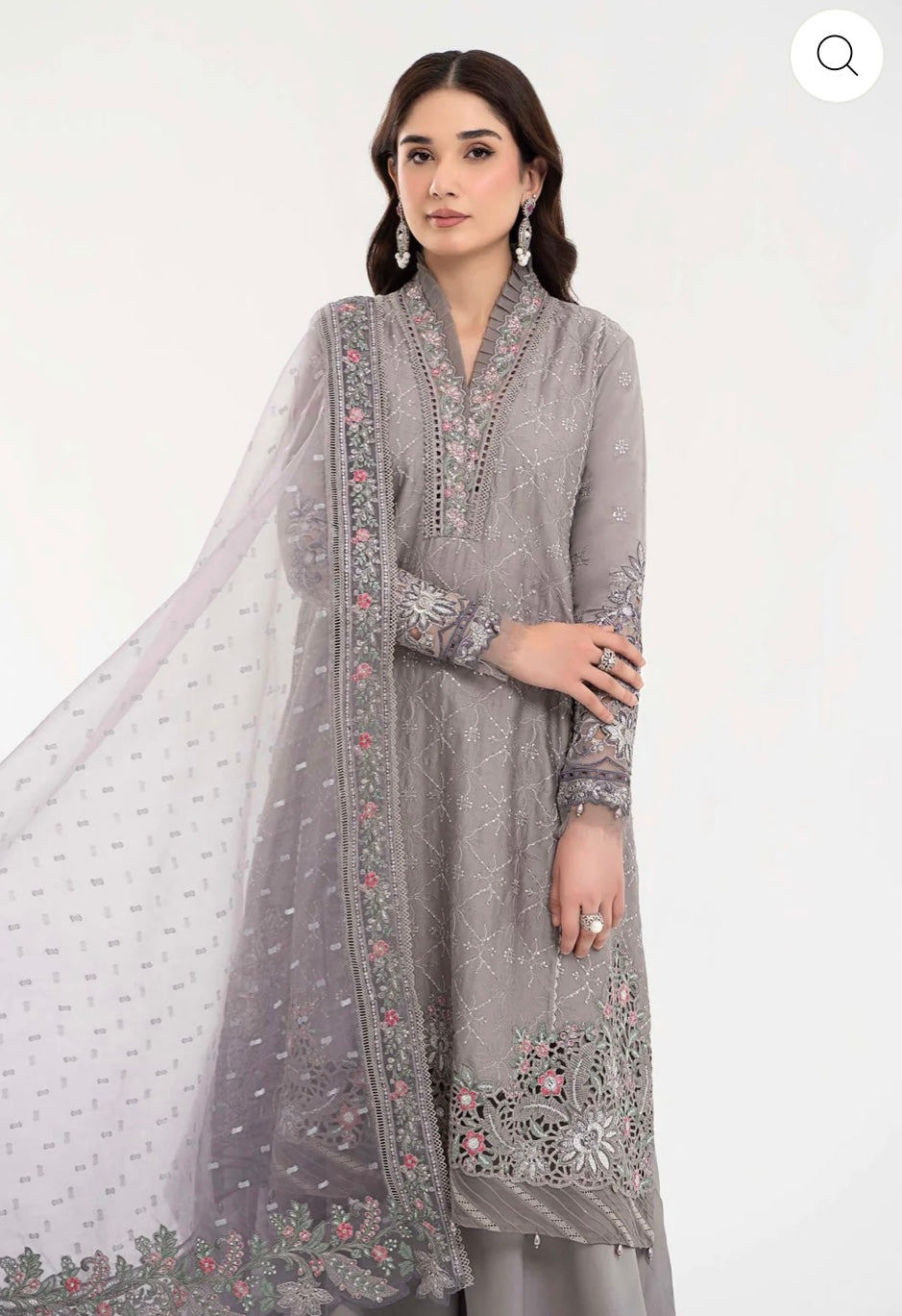 SIMRANS MARIA B INSPIRED Formal Embroidered Chiffon 3 Piece Dress ASC-3253