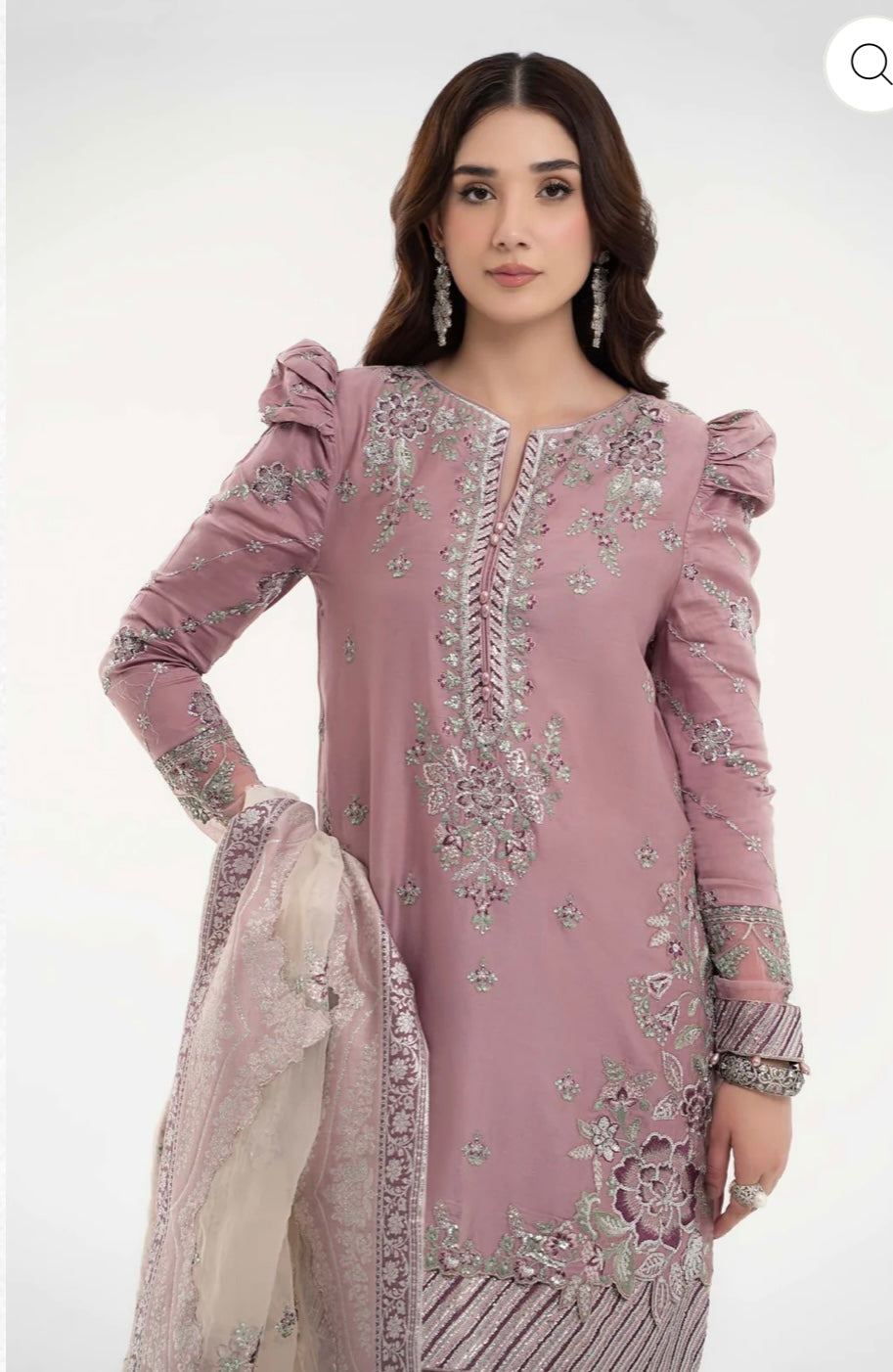 MB INSPIRED BY SIMRANS EMBROIDERED CHIFFON READYMADE MBCR:302