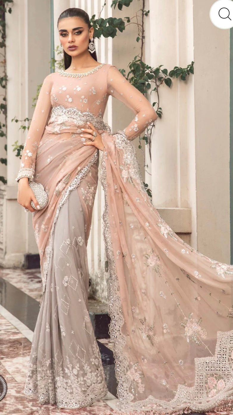 SIMRANS Aik Atelier Formal Embroidered Chiffon 3 Piece Dress ASC-3256