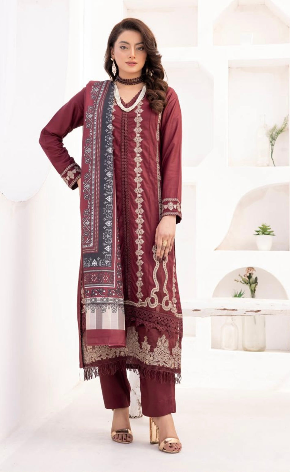 MB BY SIMRANS EMBROIDERED COLLECTION MBLS028
