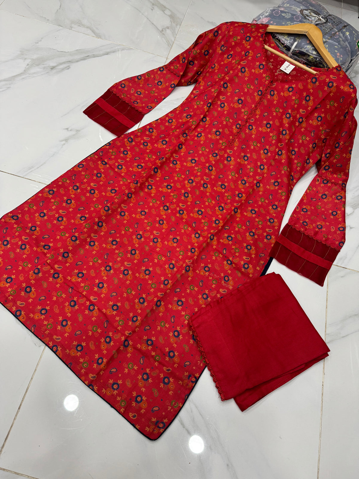 IZEL 2PC DIGITAL PRINTED DHANAK READYMADE SUITS -IZEL006