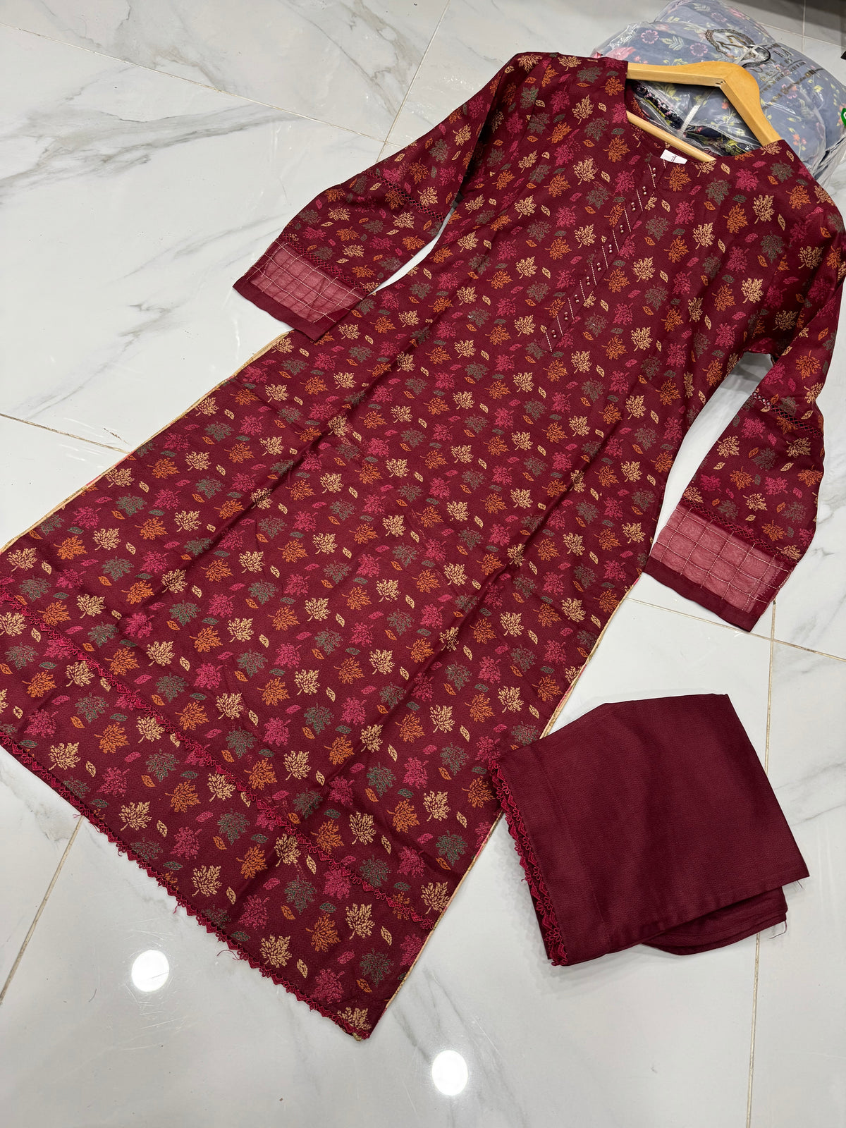 IZEL 2PC DIGITAL PRINTED DHANAK READYMADE SUITS -IZEL007