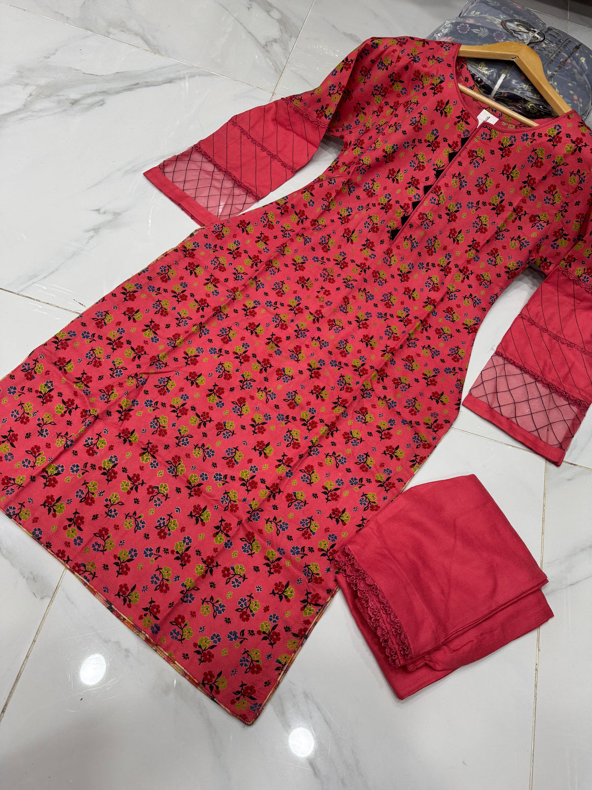 IZEL 2PC DIGITAL PRINTED DHANAK READYMADE SUITS -IZEL0015