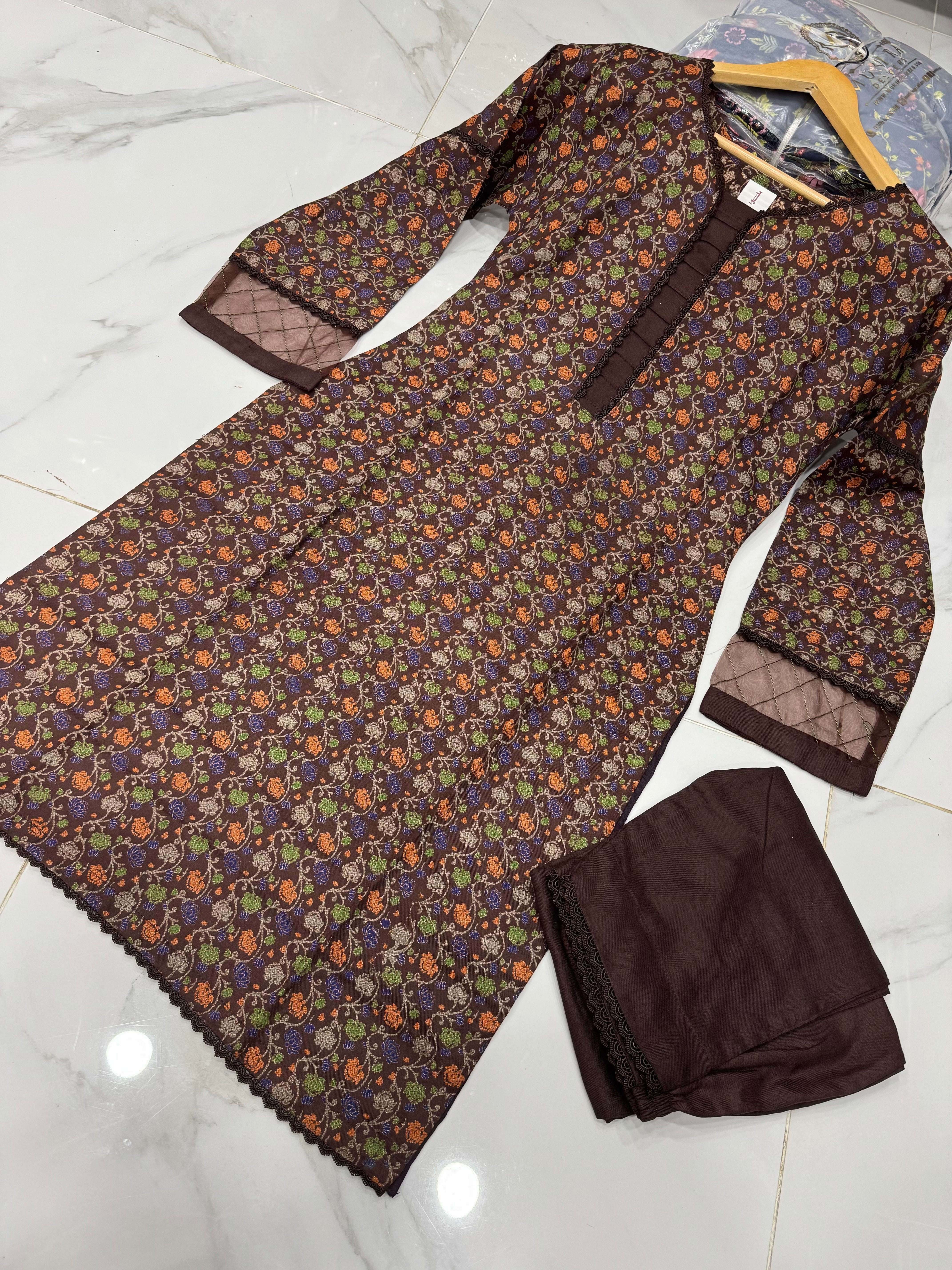 IZEL 2PC DIGITAL PRINTED DHANAK READYMADE SUITS -IZEL0018