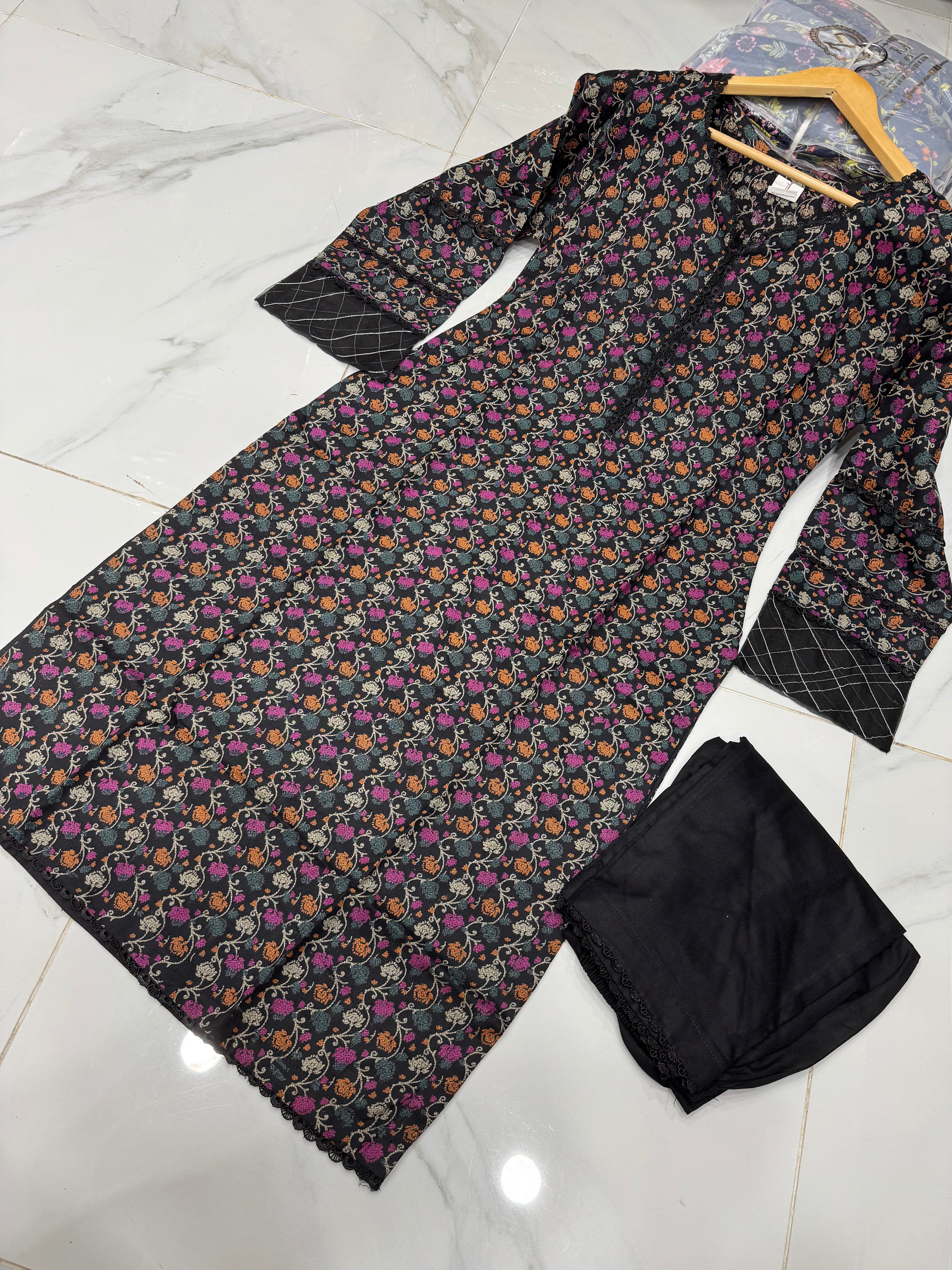 IZEL 2PC DIGITAL PRINTED DHANAK READYMADE SUITS -IZEL0020