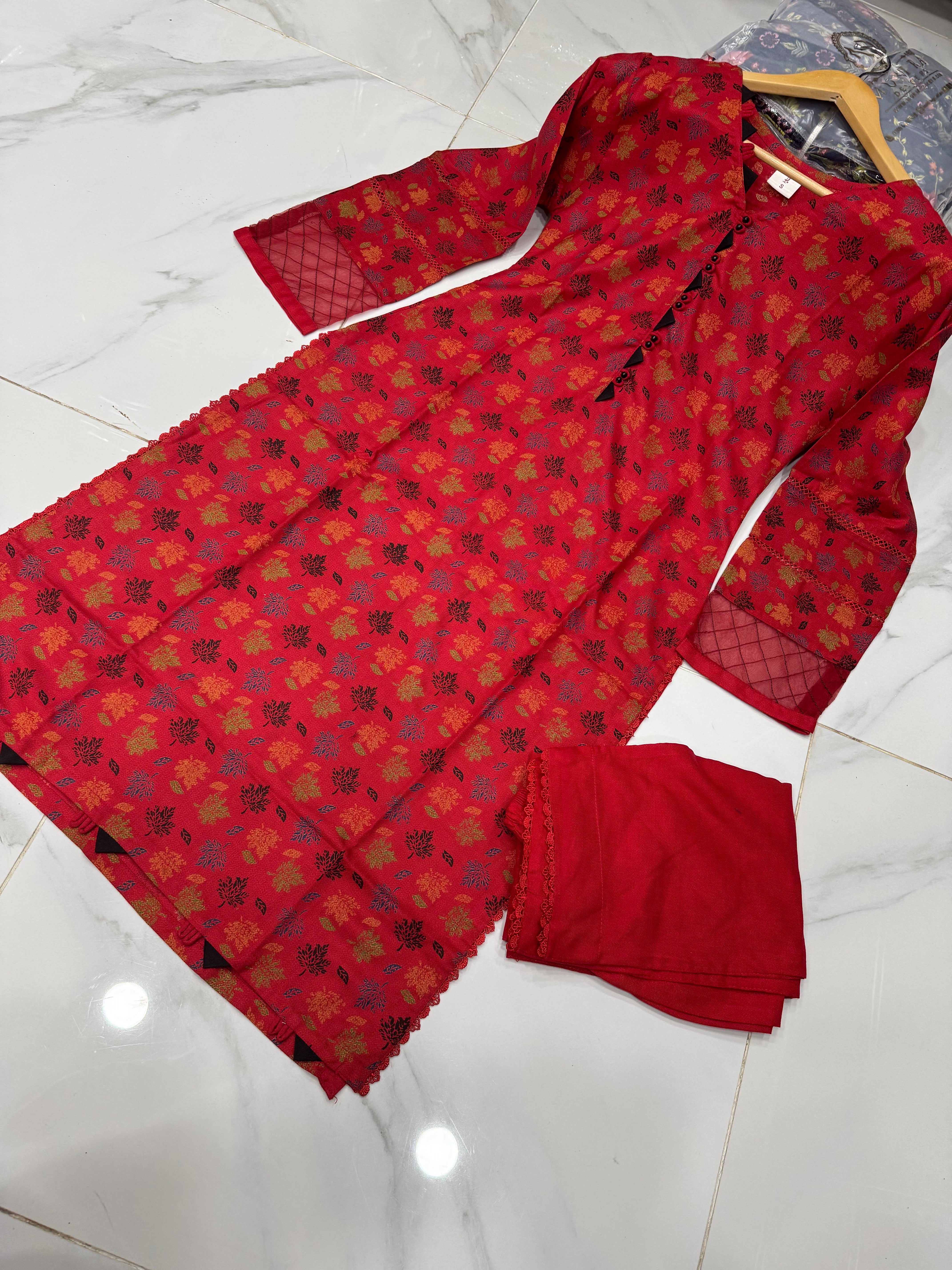 IZEL 2PC DIGITAL PRINTED DHANAK READYMADE SUITS -IZEL0021