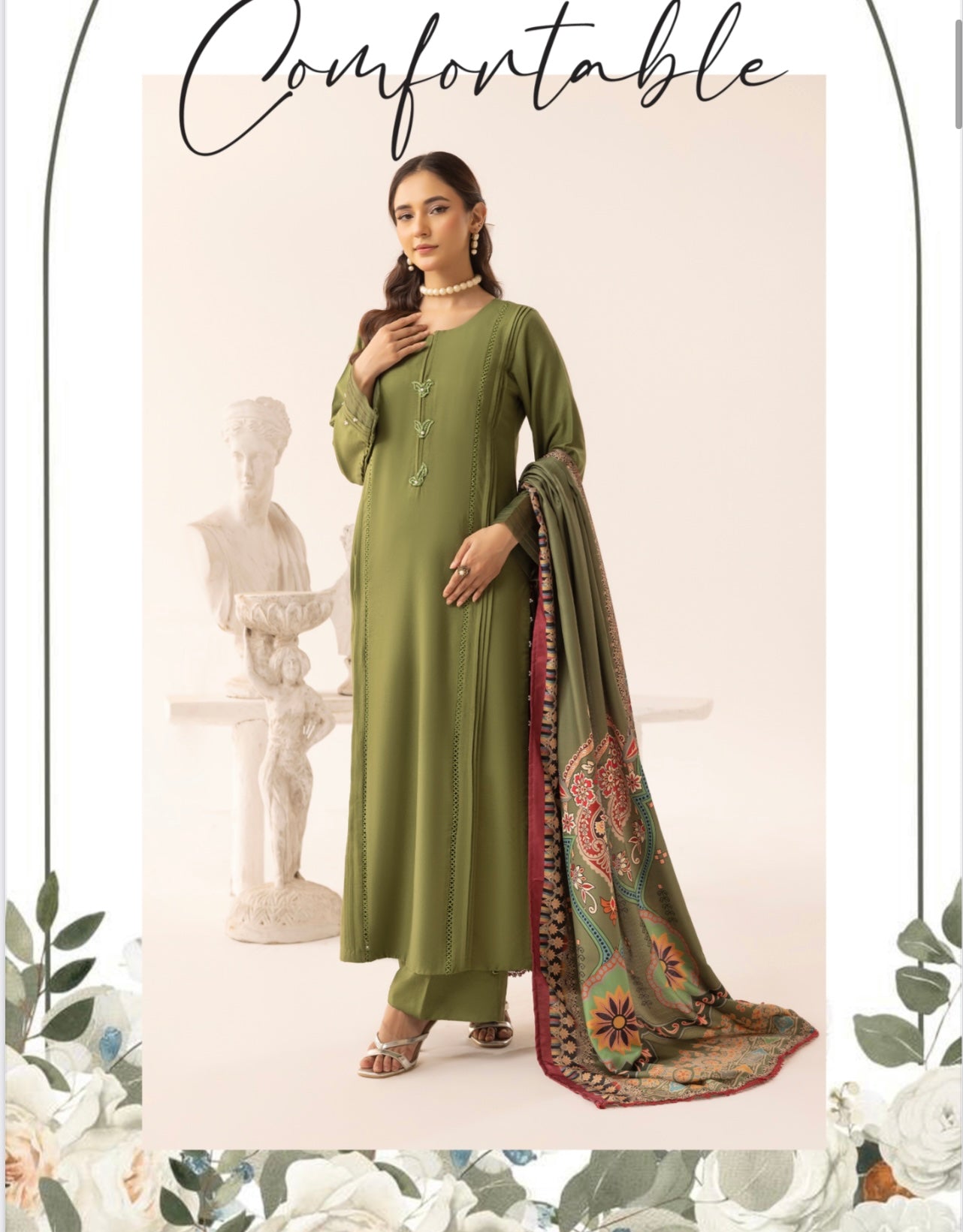 SOPHIA B BY SIMRANS DHANAK WITH WOOL 3PC READYMADE SDS421