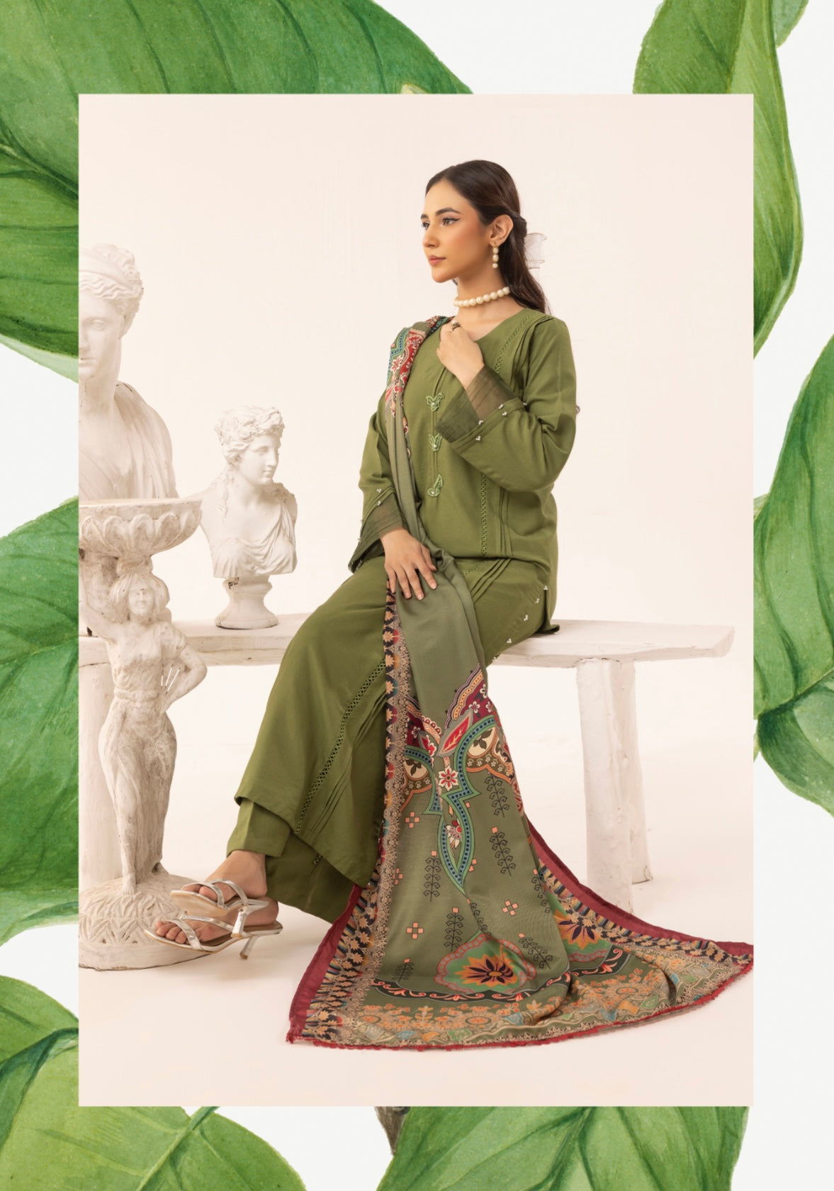 SOPHIA B BY SIMRANS DHANAK WITH WOOL 3PC READYMADE SDS421