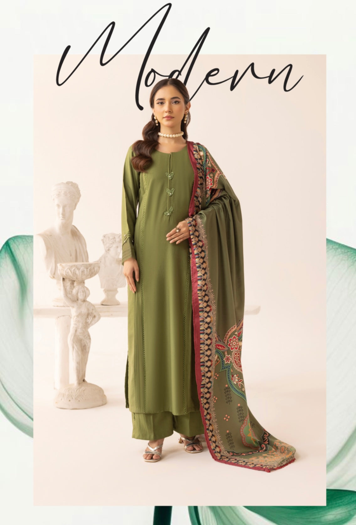 SOPHIA B BY SIMRANS DHANAK WITH WOOL 3PC READYMADE SDS421