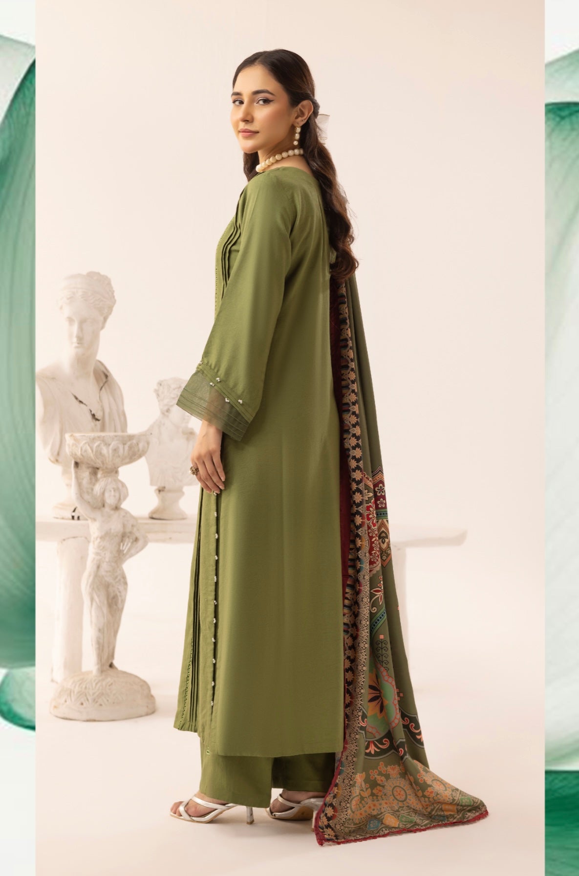 SOPHIA B BY SIMRANS DHANAK WITH WOOL 3PC READYMADE SDS421