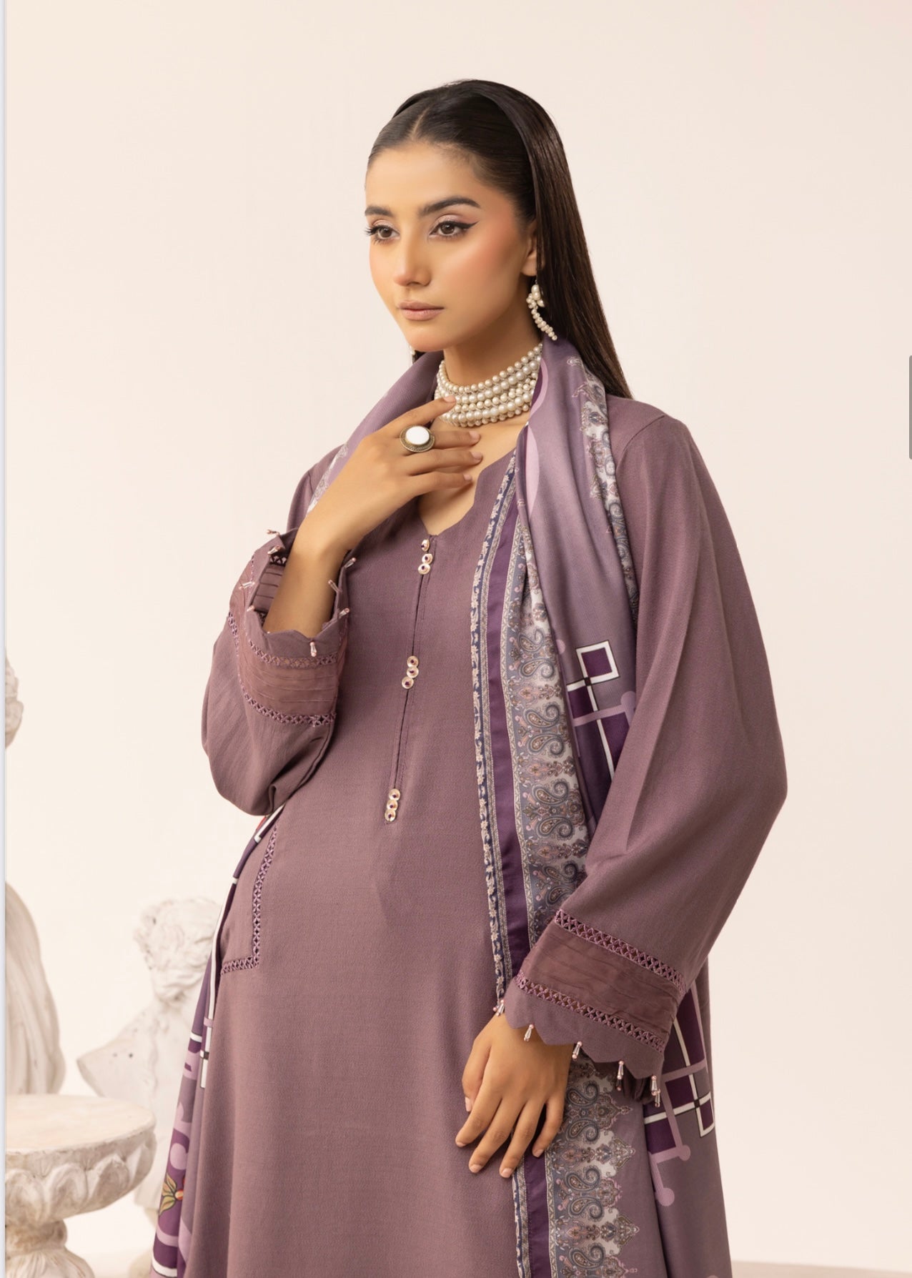 SOPHIA B BY SIMRANS DHANAK WITH WOOL 3PC READYMADE SDS422