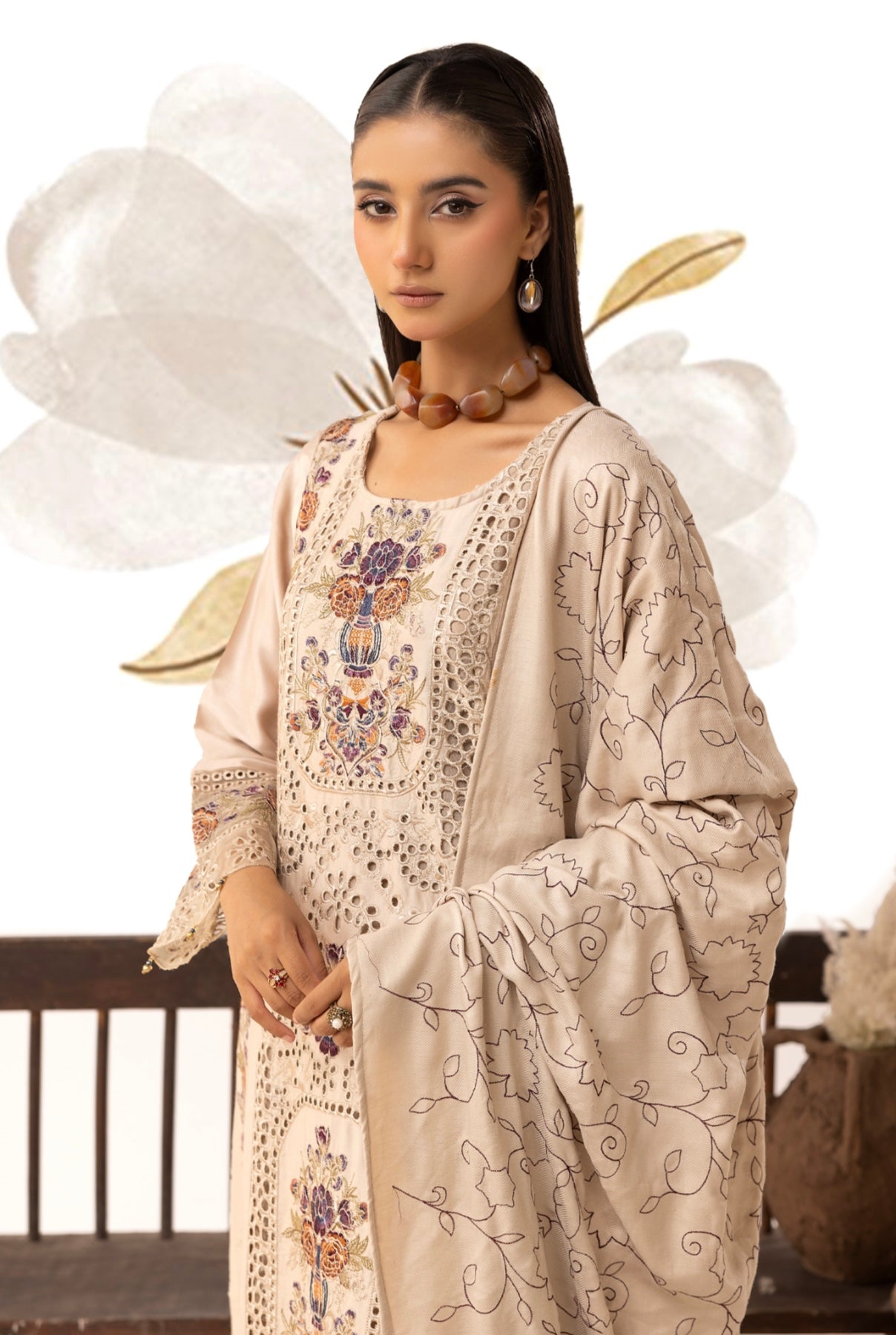 SIMRANS IVY KARI 3 piece luxury dhanak embroidered readymade suit 01