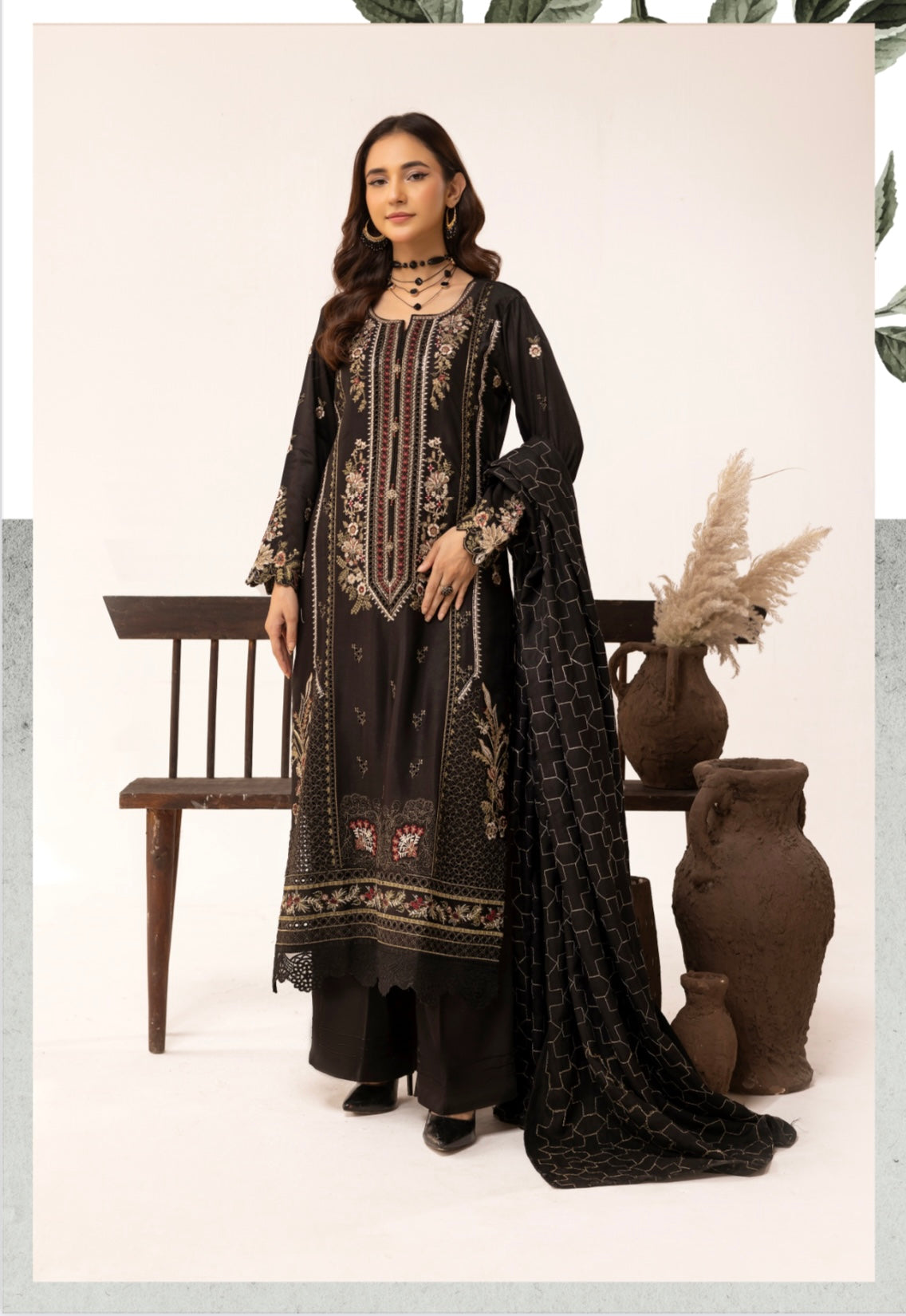 SIMRANS IVY KARI 3 piece luxury dhanak embroidered readymade suit 02