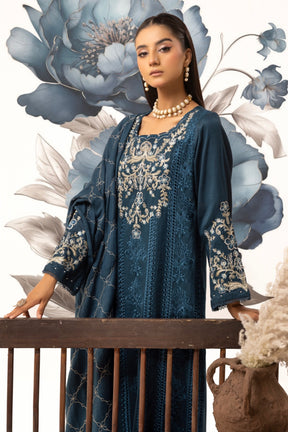 SIMRANS IVY KARI 3 piece luxury dhanak embroidered readymade suit 03