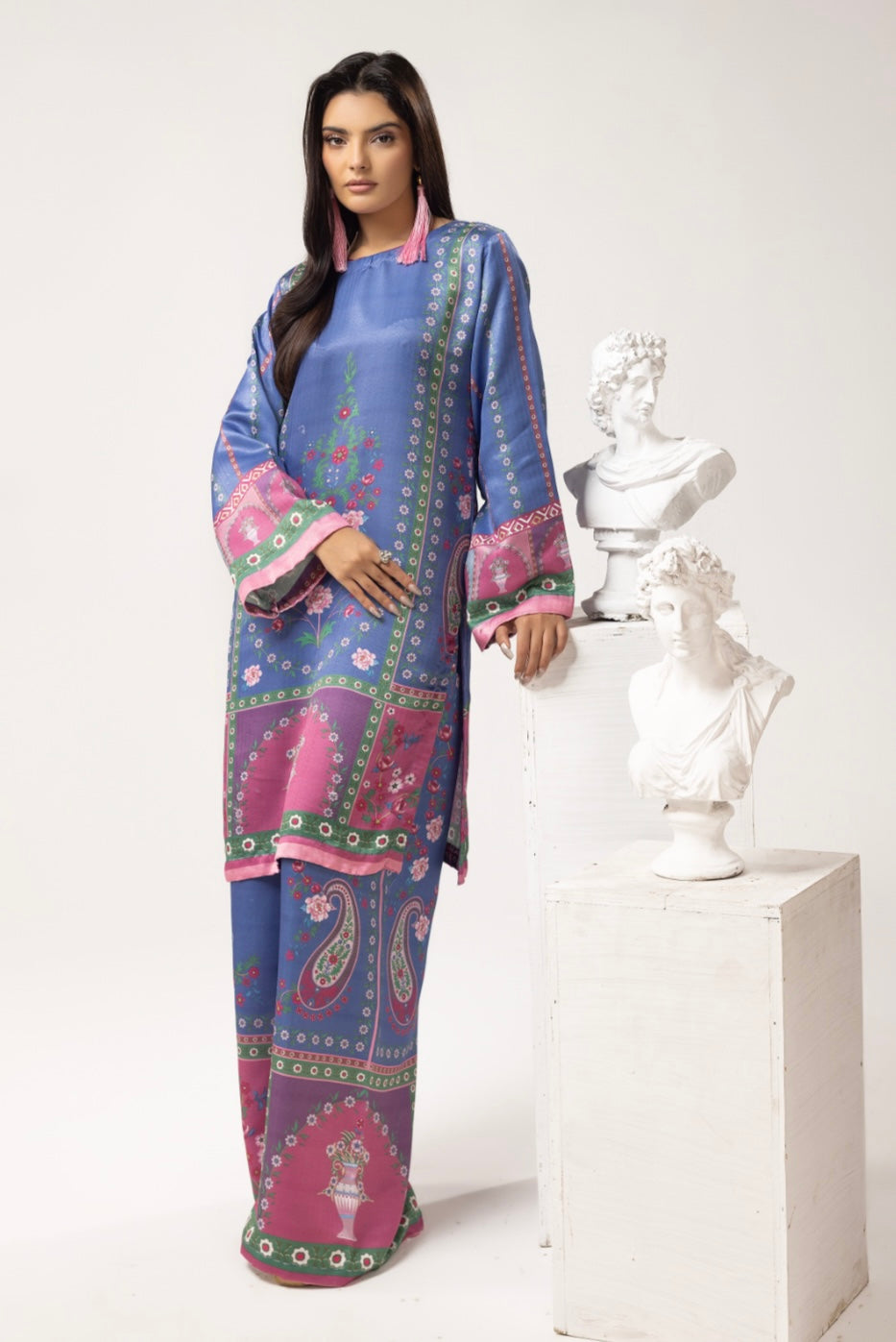 SOHO CHIC BY SIMRANS 2PC DIGITAL PRINTED READYMADE-SCS021