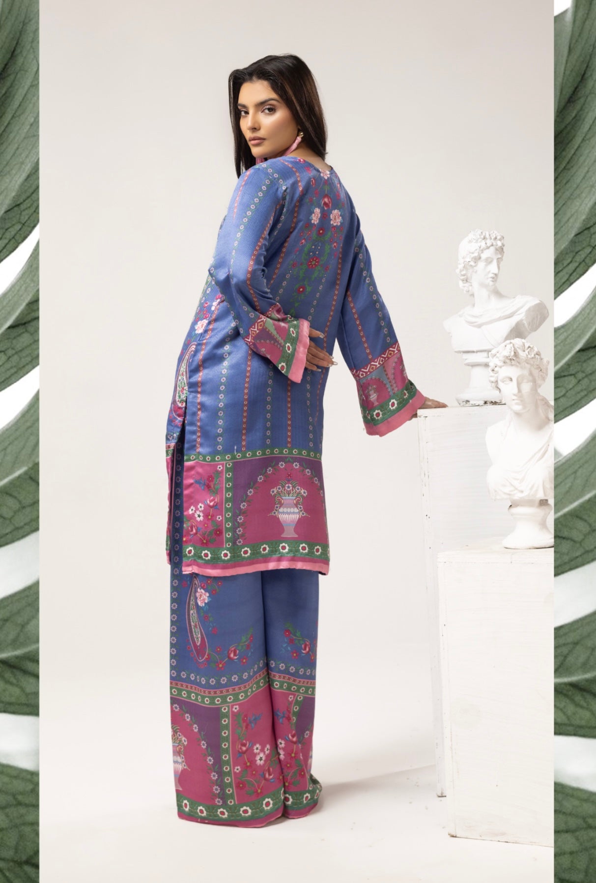 SOHO CHIC BY SIMRANS 2PC DIGITAL PRINTED READYMADE-SCS021