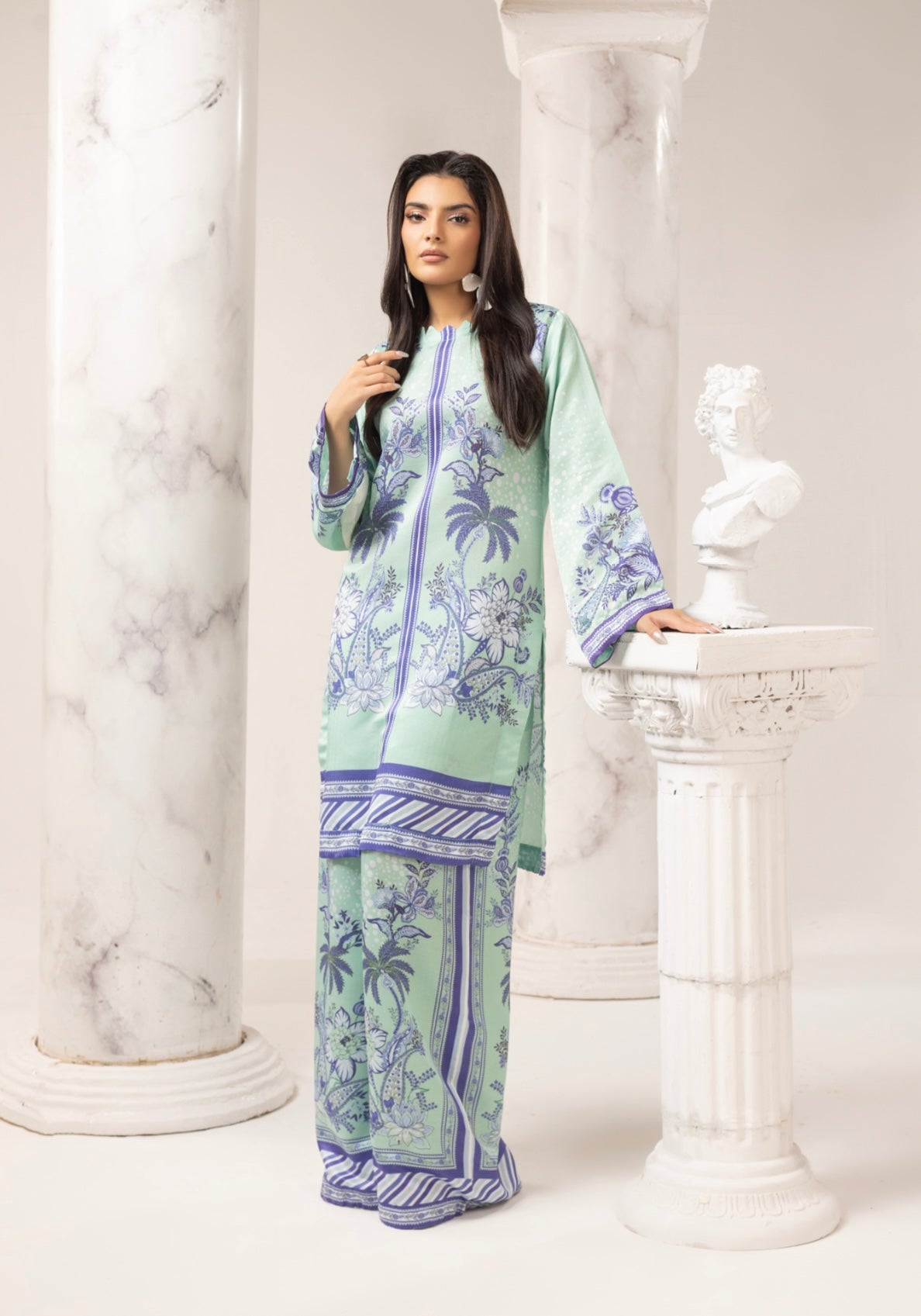 SOHO CHIC BY SIMRANS 2PC DIGITAL PRINTED READYMADE-SCS023